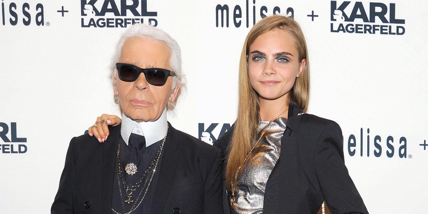 Cara-Delevingne-Karl-Lagerfield-Chanel | Oxygène Celebrity Marketing ...